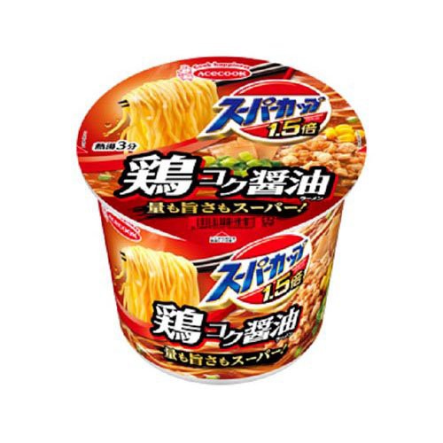 他サイト： スーパーカップ1.5倍 しょうゆラーメン(12個入)[インスタント食品 その他]の商品画像