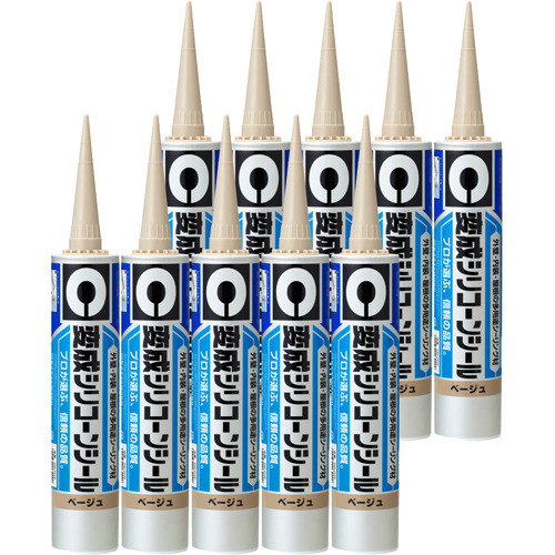 他サイト： セメダイン 変成シリコーンシール ベージュ(333ml*10本入)[接着剤・補修用品]の商品画像
