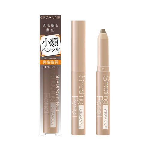 他サイト： セザンヌ シェーディングペンシル01 ウォームトーン(1.2g)[チーク]の商品画像