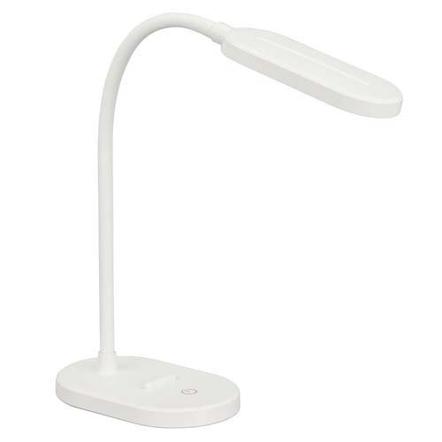 他サイト： LEDデスクランプ USB電源 昼白色 DS-LS12USB-W(1個)[電気スタンド]の商品画像