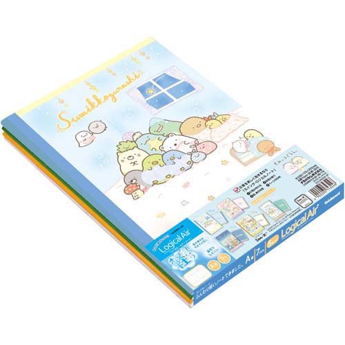 他サイト： すみっコぐらし ロジカルエアーノート おとまり&キャンプ NCLB505A-5P(5冊パック)[ノート・ファイル]の商品画像