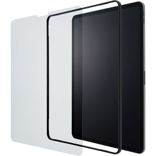 他サイト： エレコム iPad Pro 12.9インチ ガイドフレーム付き ガラスフィルム TBWA21PLFLGGJ(1枚)[液晶保護フィの商品画像