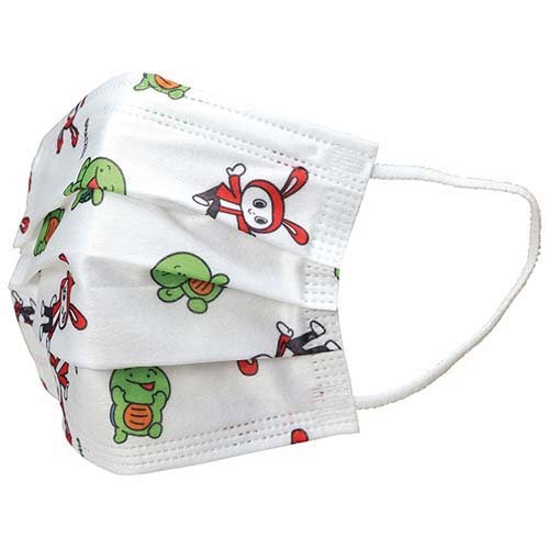 他サイト： 子供用 不織布 プリーツマスクまいぜんシスターズ+(7枚入)[不織布マスク]の商品画像