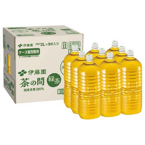 他サイト： 伊藤園 茶の間 ラベルレス 緑茶(2L*9本入)[緑茶]の商品画像