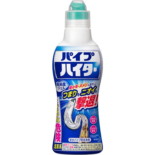 他サイト： パイプハイター パイプ用洗浄剤 高粘度ジェル(500g)[排水口つまり・ヌメリとり]の商品画像