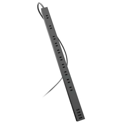 他サイト： エレコム 電源タップ 延長コード コンセント*10個口 USB-A*4ポート 24W ECT-1925BK(1個)[OA商品]の商品画像