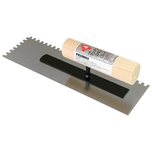 他サイト： 赤長 本焼 クシメゴテ 5mm目 240mm コテ・こて(1本)[DIY その他]の商品画像