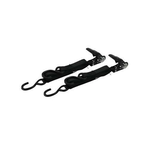 他サイト： 藤原産業 E-Value ラチェット式ベルト荷締機 ブラック(黒) ERT-25SR(2本組)[ガーデニングその他]の商品画像