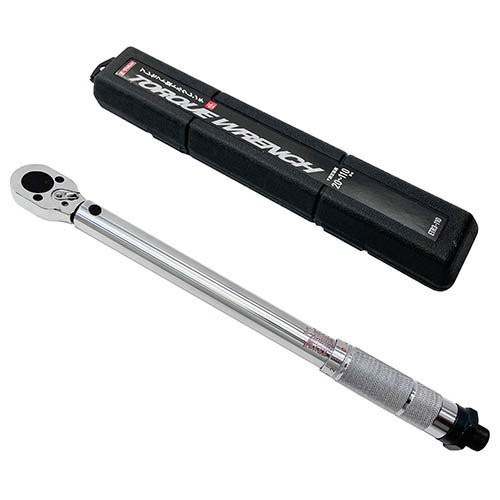 他サイト： E-Value プレセット型トルクレンチ 専用ハードケース付き ETR3-110 9.5mm(3/8インチ)(1セット)[工具]の商品画像