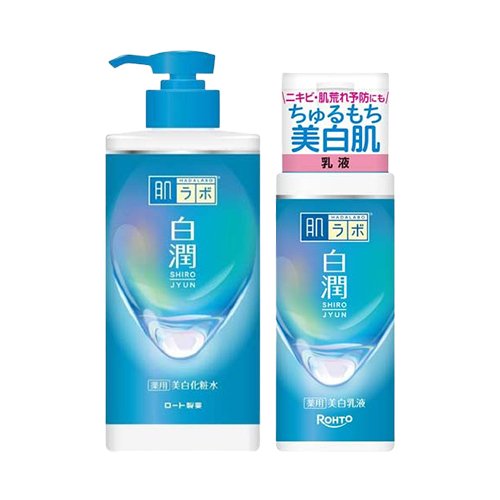 他サイト： 肌ラボ白潤 薬用美白化粧水 大容量ポンプ&薬用美白乳液 セット(1セット)[保湿化粧水]の商品画像