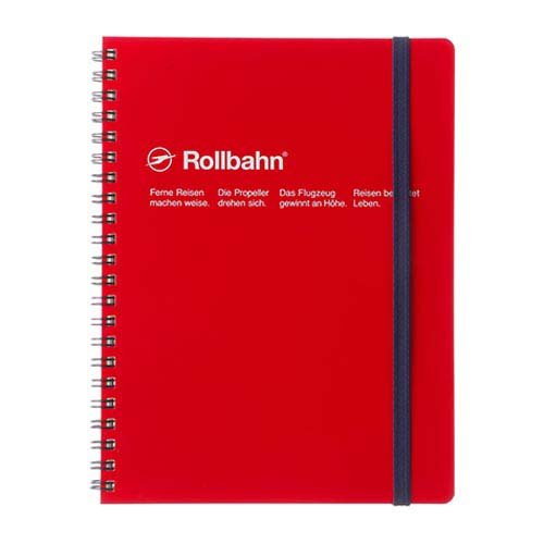 他サイト： ロルバーン ポケット付メモ A5 レッド 500056-124(1冊)[ノート・ファイル]の商品画像