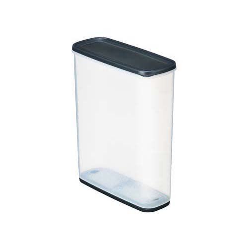 他サイト： 乾物ストッカー 6.0 クリアブラック(1個)[保存容器]の商品画像