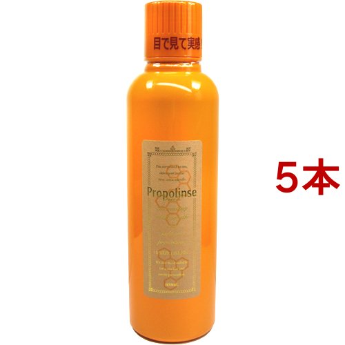 他サイト： プロポリンス(600ml*5本セット)[歯垢・口臭予防マウスウォッシュ]の商品画像