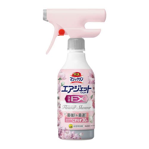 他サイト： バスマジックリン エアジェット 除菌EX フラワーシャワーの香り 本体(390ml)[お風呂用洗剤]の商品画像