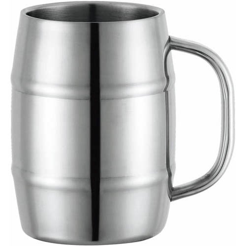 他サイト： カクセー 真空二重 マキシマムジョッキ 1.0L シルバー NMJ-1000(1個)[食器・カトラリー その他]の商品画像