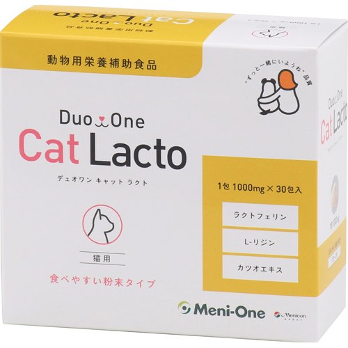 他サイト： メニワン DUOONE Cat Lacto(30包入)[猫のおやつ・サプリメント]の商品画像