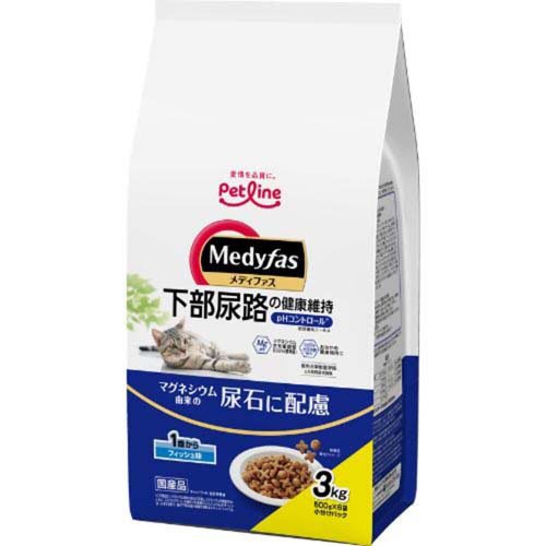 他サイト： メディファス 1歳から フィッシュ味(500g×6袋入)[キャットフード(ドライフード)]の商品画像