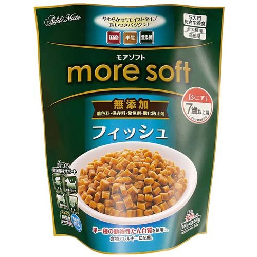 他サイト： more soft フィッシュ シニア(500g)[ドッグフード(ソフト・セミモイスト)]の商品画像