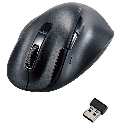 他サイト： エレコム Bluetooth マウス (無線接続可)  Lサイズ ブラック(1台)[情報家電 その他]の商品画像