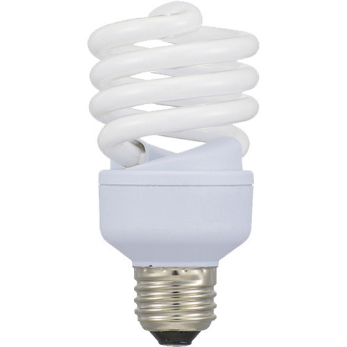 他サイト： 電球形蛍光灯 スパイラル形 E26 100形相当 電球色 エコデンキュウ EFD25EL/18-SPB(1個)[蛍光灯・電球]の商品画像