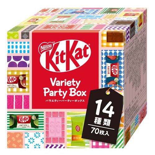 他サイト： 【企画品】キットカット バラエティーパーティーボックス 14種(70枚入)[チョコレート]の商品画像