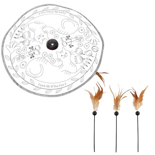 他サイト： キャッチ・ミー・イフ・ユー・キャン2 +交換用スティック(1セット)[猫のおもちゃ・しつけ]の商品画像