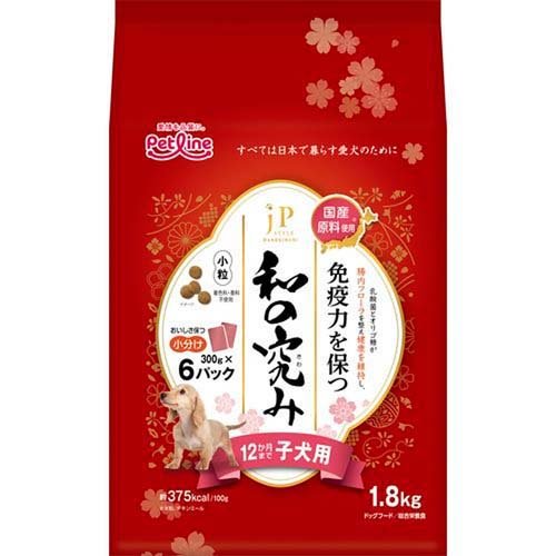 他サイト： JPスタイル 和の究み 小粒 12か月まで子犬用(1.8kg)[ドッグフード(ドライフード)]の商品画像