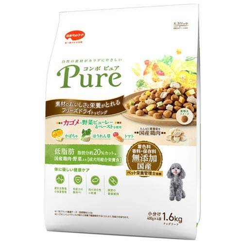 他サイト： コンボ ピュア ドッグ 低脂肪(1.6kg)[ドッグフード(ドライフード)]の商品画像