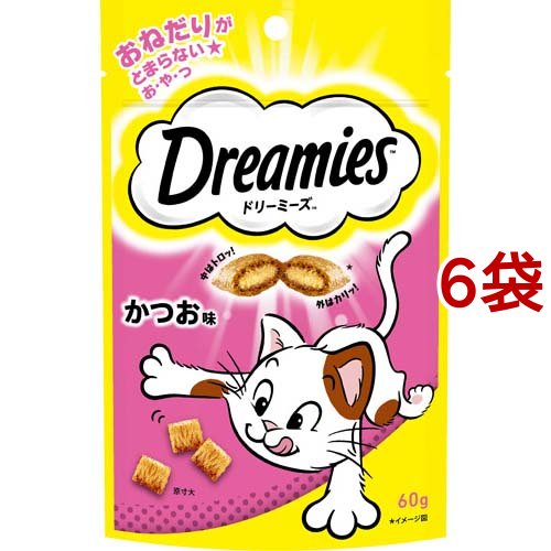 他サイト： ドリーミーズ かつお味(60g*6コセット)[猫のおやつ・サプリメント]の商品画像
