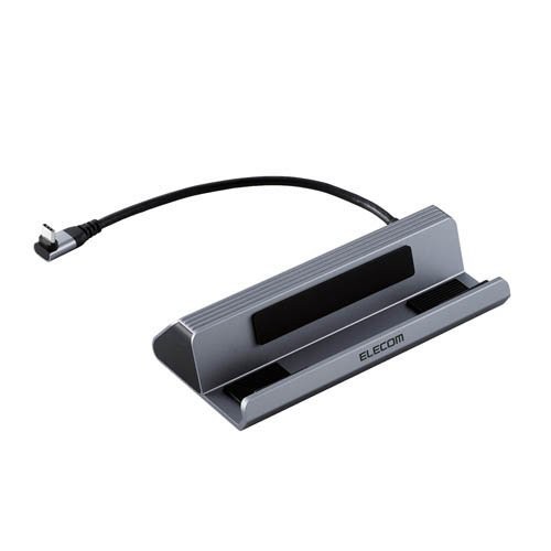 他サイト： エレコム ドッキングステーション USB Type C ドック 6-in-1  シルバー(1個)[情報家電 その他]の商品画像