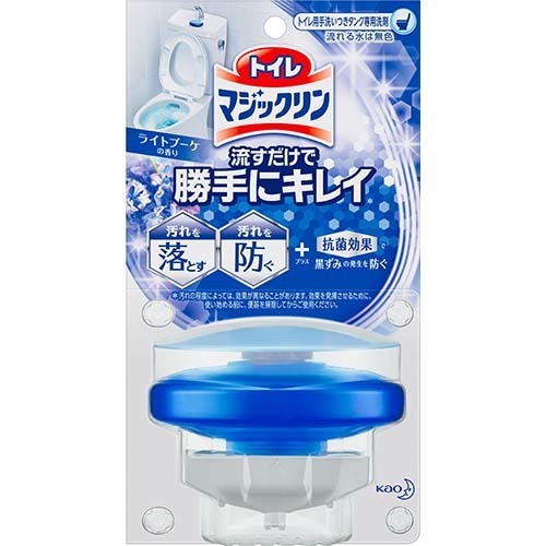 他サイト： トイレマジックリン トイレ用洗剤 流すだけで勝手にキレイ ライトブーケ 本体(80g)[芳香洗浄剤 設置タイプ]の商品画像