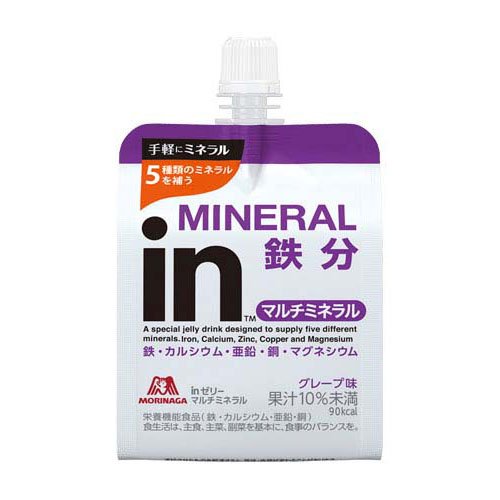 他サイト： inゼリー マルチミネラル(180g×6個入)[スポーツサプリメント その他]の商品画像