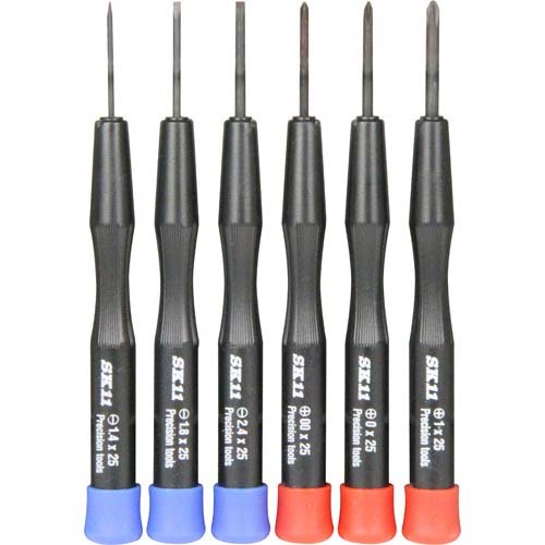 他サイト： SK11 精密ドライバーセット6本組 EPS-51(1セット)[工具]の商品画像
