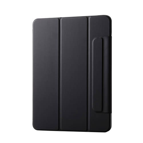 他サイト： エレコム 11インチ iPad Air (M2)ケース レザー 本体マグネット装着 手帳型 ブラック(1個)[ケース・ジャケットの商品画像