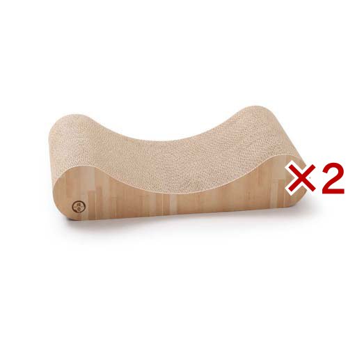 他サイト： 猫壱 バリバリベッド カール M ライトブラウン(2セット)[ペットのお散歩用品・おしゃれ]の商品画像