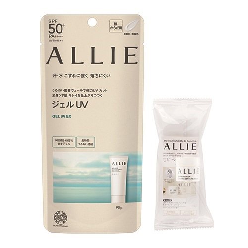 他サイト： アリィー クロノビューティ ジェルUV EX + ヘアUVミニ おまけつき(1セット)[UV・日焼け止め その他]の商品画像