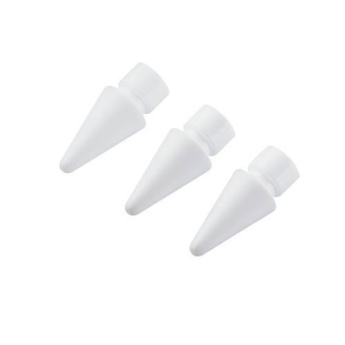 他サイト： エレコム Apple Pencil 第1・第2世代 USB-C用ペン先 樹脂製 ホワイト(3個入)[その他]の商品画像