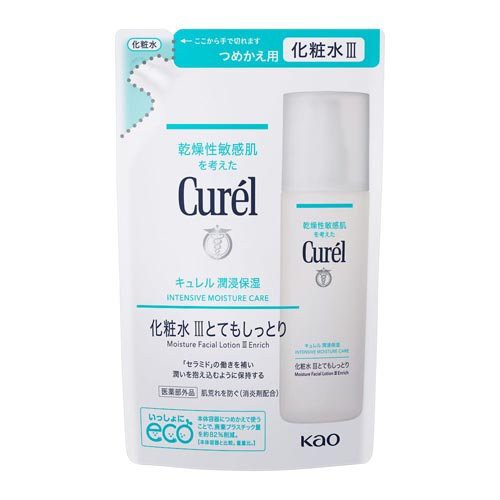 他サイト： キュレル 潤浸保湿 化粧水 III とてもしっとり つめかえ用(130ml)[保湿化粧水]の商品画像