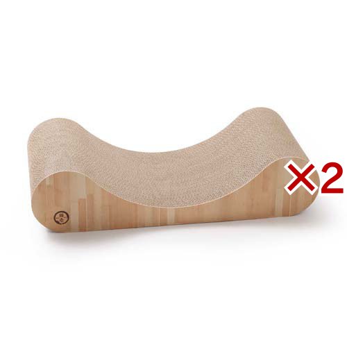 他サイト： 猫壱 バリバリベッド カール L ライトブラウン(2セット)[ペットのお散歩用品・おしゃれ]の商品画像