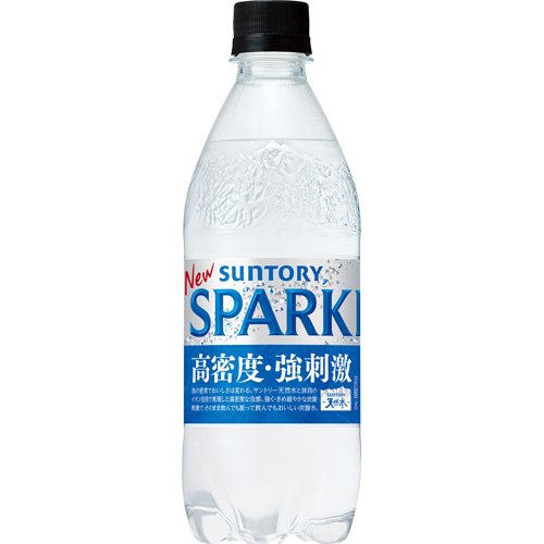 他サイト： サントリー 天然水 SPARKLING(500ml×24本入)[炭酸飲料]の商品画像