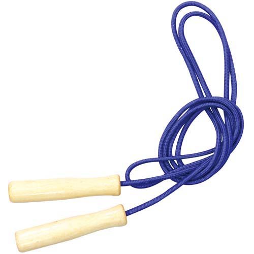 他サイト： 彩り木柄なわとび 青(1本)[ジャンプロープ なわとび]の商品画像