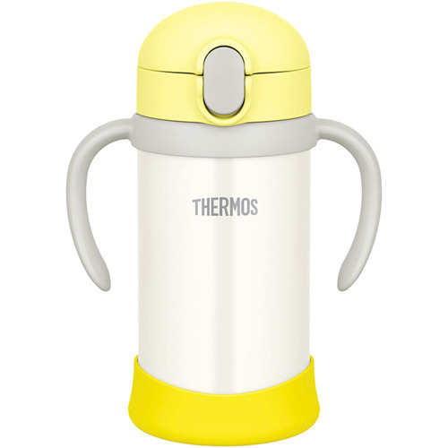 他サイト： サーモス まほうびんのベビーストローマグ 0.35L FJL-350 YWH イエローホワイト(1個)[水筒]の商品画像