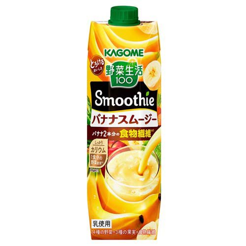 他サイト： 野菜生活100 Smoothie バナナスムージー(1000g×6本入)[フルーツジュース]の商品画像