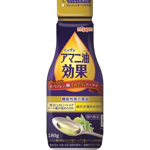 他サイト： ニップン アマニ油効果(180g)[食用油 その他]の商品画像