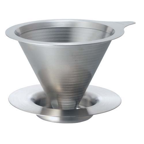 他サイト： ハリオ ダブルメッシュメタルドリッパー DMD-02-HSV(1コ)[コーヒー用品]の商品画像