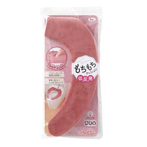 他サイト： 吸着べんざシート 低反発 ピンク(1組)[便座カバー]の商品画像