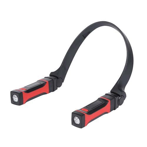 他サイト： LEDネックツインライト 2WAY LHP-N24A5 08-0777(1個)[アウトドアライト]の商品画像