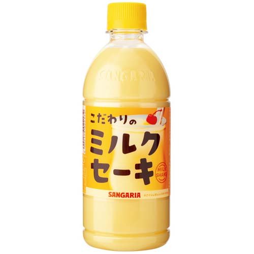 他サイト： サンガリア こだわりのミルクセーキ(500ml*24本入)[ソフトドリンク・清涼飲料 その他]の商品画像