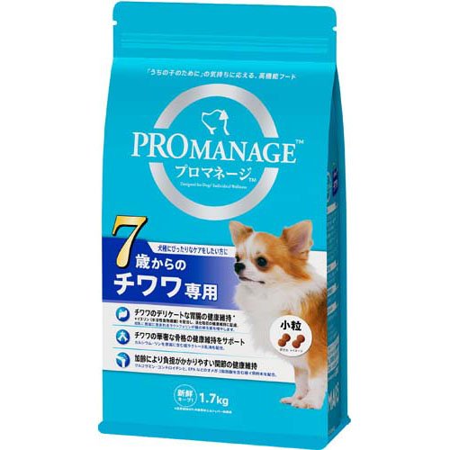 他サイト： プロマネージ 7歳からのチワワ専用(1.7kg)[ドッグフード(ドライフード)]の商品画像