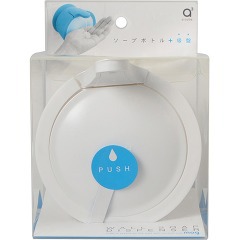 他サイト： サンエイ MOG ウォールソープディスペンサー PW1710-W4 ホワイト(1コ入)[食器用洗剤 その他]の商品画像